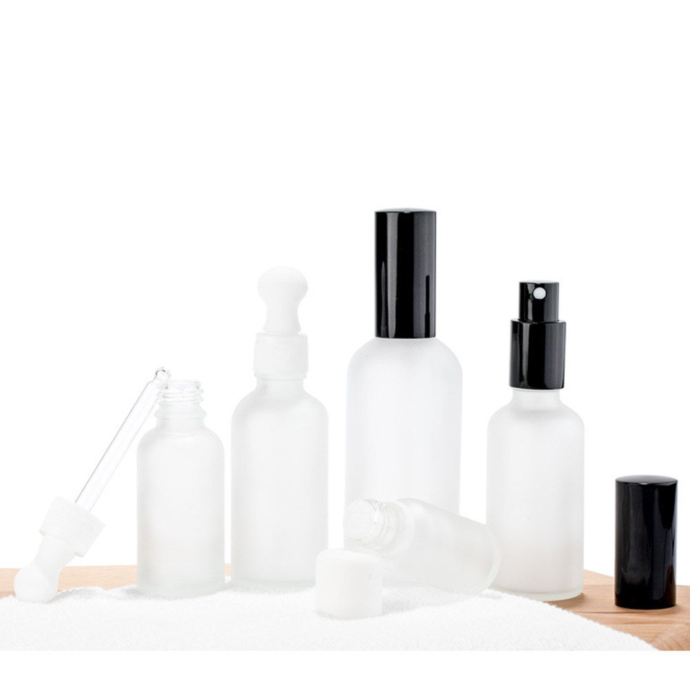 Misting Bottle Fine - 2 sztuki 100 ml matowych szklanych