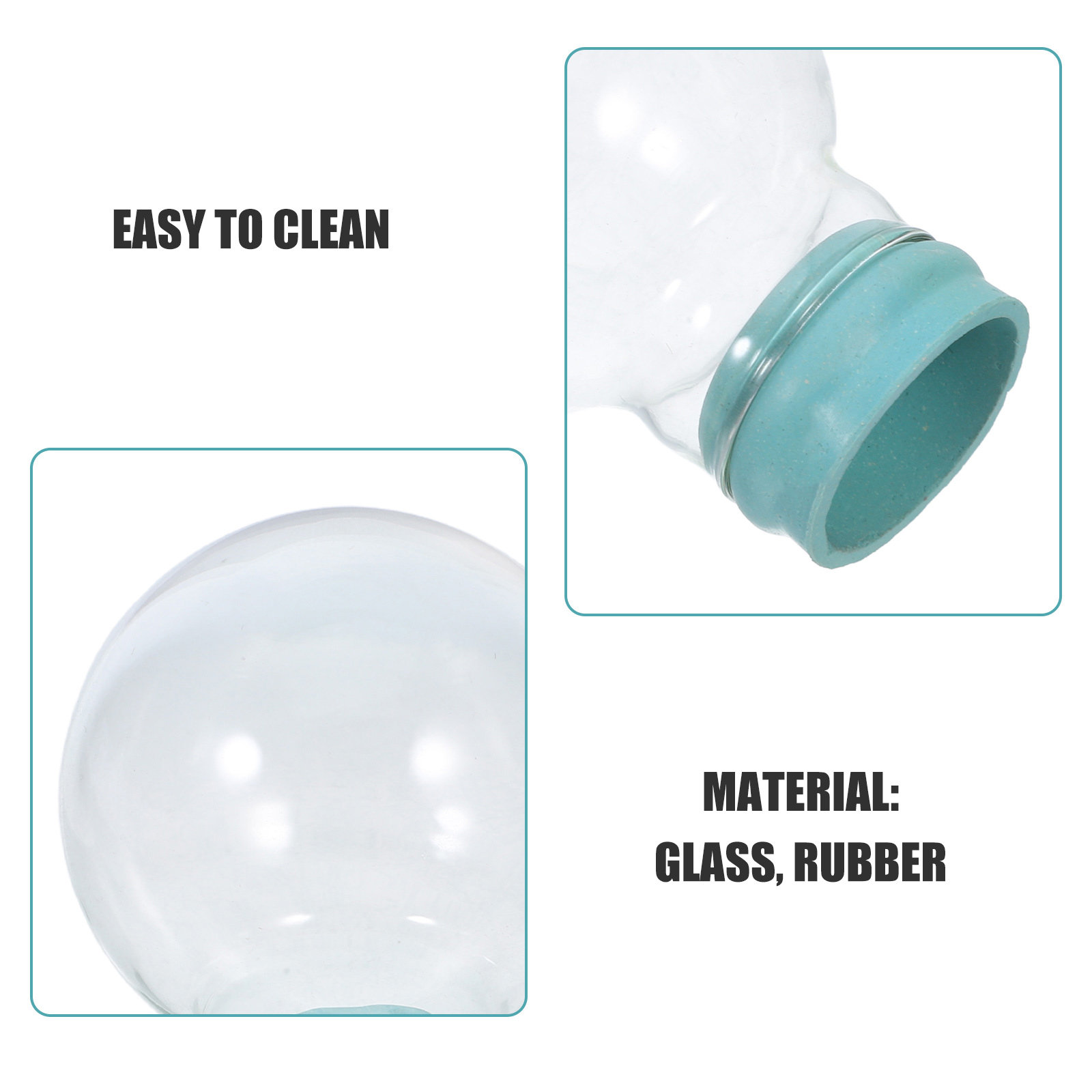 2 szt. Przezroczysta szklana k – Plastic Dome Clear recenzja i cena