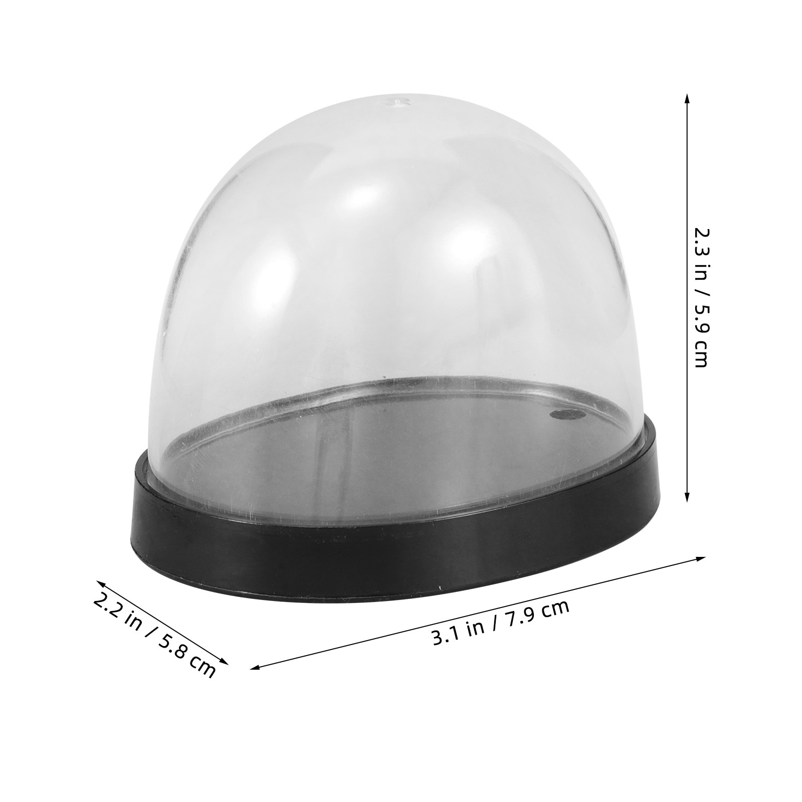 5 zestawów przezroczystych pla – Plastic Dome Clear recenzja i cena